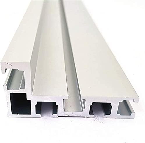ZHFEIIRU Mitre Rail, 75 Type T Rails, Aluminium T-Groove, DIY T-Slot Mitre Rail Gauge, Table Saw for Woodworking, Mini T-Rail for Fence Mounting (800 mm)