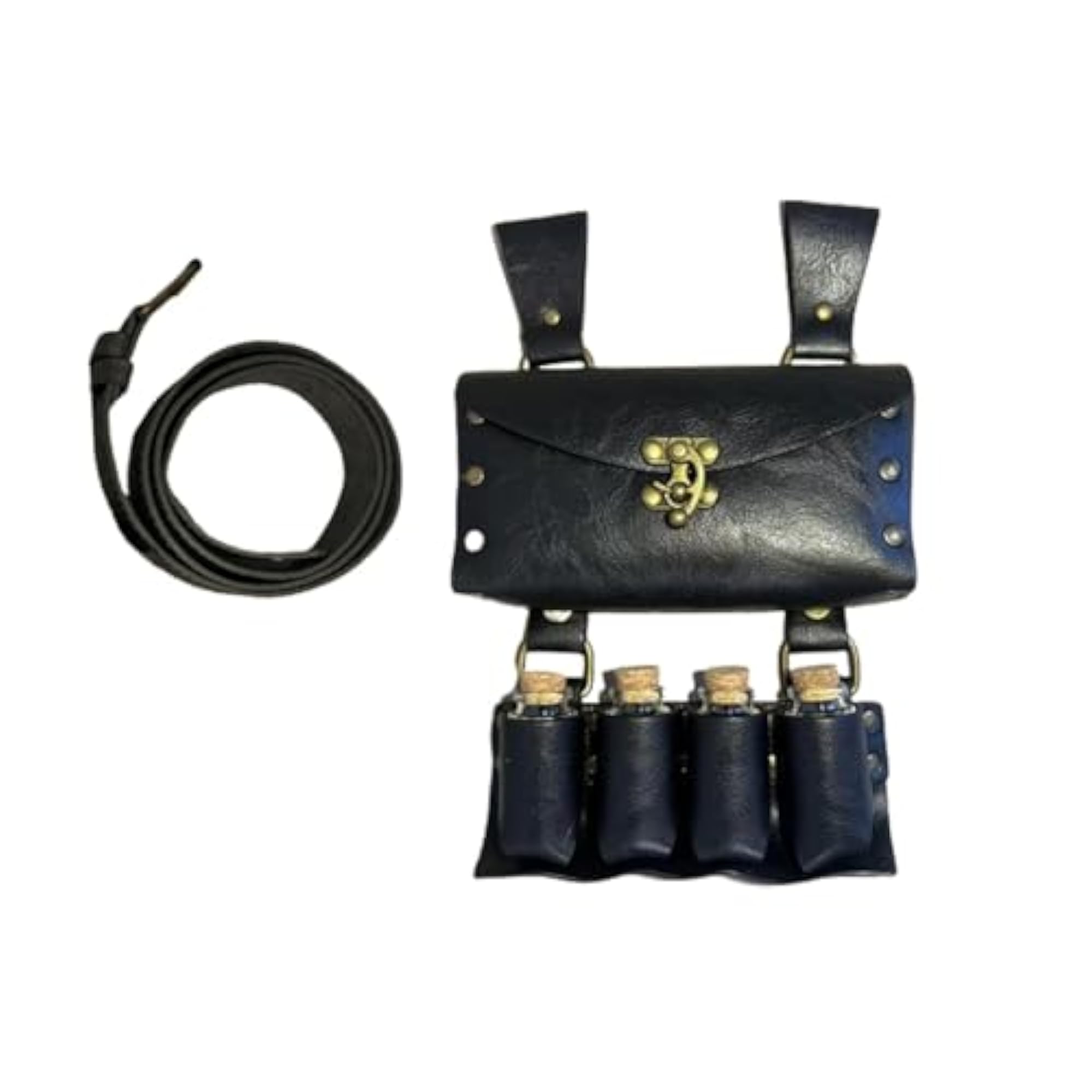 Medieval Belt Pouch Steampunk Medieval Belt Bag for Larp