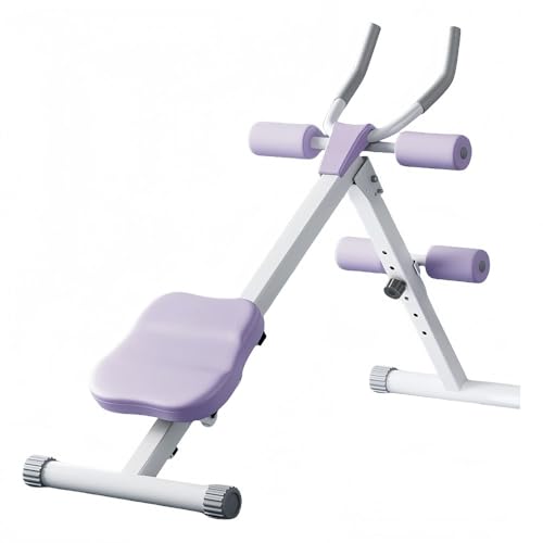 Klivex 腹筋マシーン 高さ調節可能な家庭用腹筋トレーナーマシン、 4-in-1 多機能コアマシン、 折りたたみ式で安定した腹筋トレーニングマシン 腹筋マシン フィットネス機器 (【スタンダード】2in1 ウエストビューティー + 仰向け)