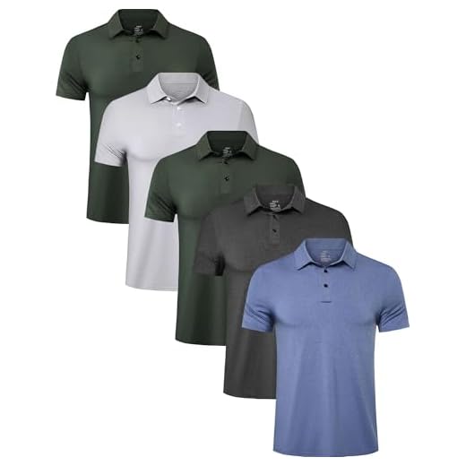 Quick Dry Men's Polo Shirts Set