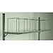 Stackbin 4-4VACS-DIV Carton Shelf with 4 Hoops for 48" Workbench, 14 and 16 Gauge Steel, Gray, 40" Length, 16" Height