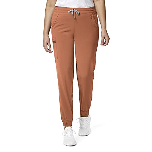 WonderWink Damen Renew Jogger Scrub Hose Medizinische Schlupfhose, Clay, X-Large Zierlich Cover