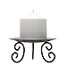 Hosley Set of 2 Pillar or LED Candle Holder 5 inch Diameter Gift for Farmhouse Weddings or can be Used for Aromatherapy and Spa O5