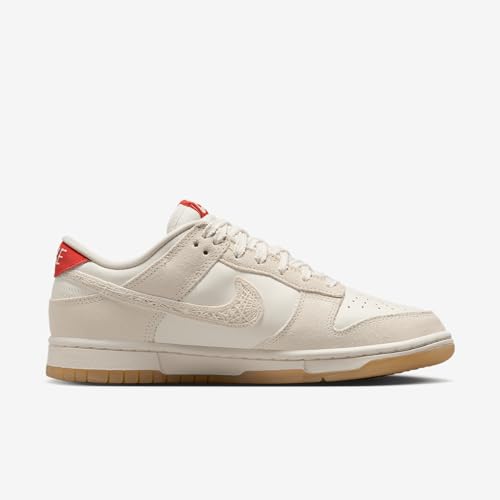 Nike Dunk Low Women's Shoes (HV5231-133, Sail/Picante Red/Flax/Pale Ivory)3