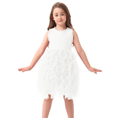 Miipat Baby Girls Kleid Tüll Ärmellose Kleinkind Mädchen Prinzessin...