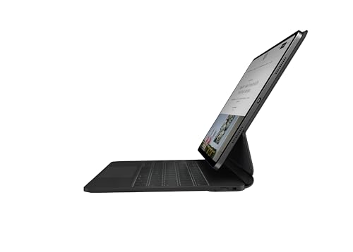 Uniq Venno Étui pour iPad Pro 11 Noir | Dossier magnétique fin avec clavier Bluetooth + pavé tactile