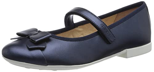 Geox Mädchen Jr Plie' Ballet Flat, Navy, 31 EU
