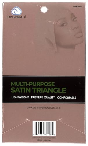 Dream World Women Satin Triangle Scarf Assorted Colors 12 Scarf3