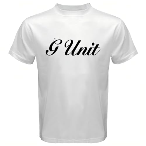 a3ae3ed3aw G-Unit-50-Cent-Logo-White-T-Shirt