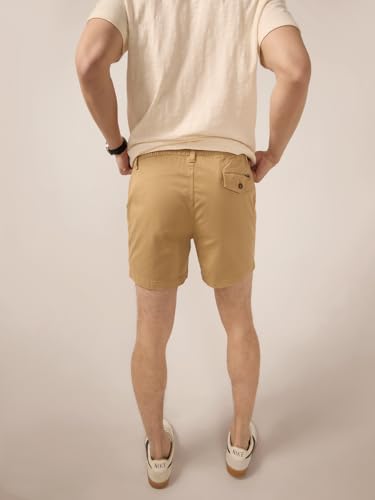 Image of Chubbies Chino Shorts Men 5.5 Inch - Mens Shorts Casual with Elastic Waistband, Side and Back Pockets, Stretch Cotton Blend