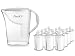 Produktbild PearlCo - Wasserfilter Standard (weiß) mit 12 classic Filterkartuschen - passt zu Brita Classic