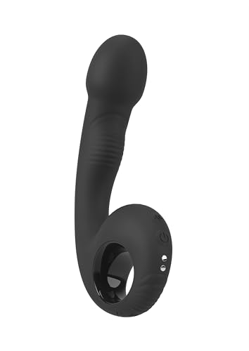 Vibrateur G & P-Spot Black Velvets 16,8 cm stimulateur intime noir pour couple et solo