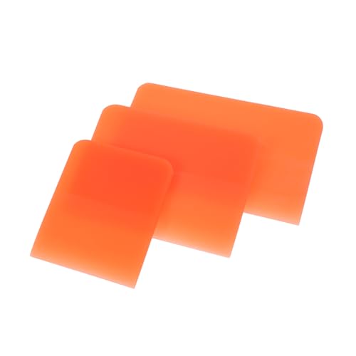 Unomor 3pcs Car Window Squeegee Tool Car Film Scrapers Auto Wrapping Tool Smoothing Gauge