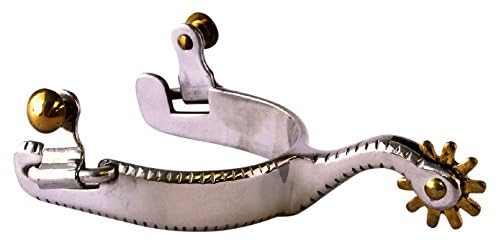 Colorado Saddlery Ladies Helena Special Spurs for Women - Stainless Steel, Stylish Boot Spurs with 3/4