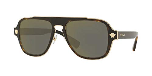 Image of Versace VE2199 MEDUSA CHARM Square Sunglasses For Men +BUNDLE with ACCESSORY EYEWEAR KIT