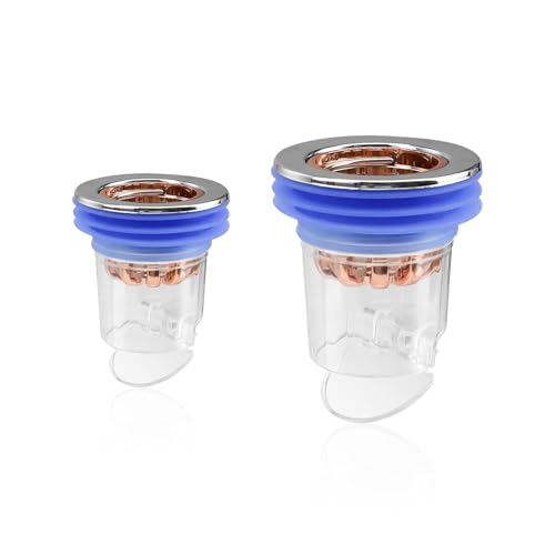 LWLWA 2 Piezas Núcleo de Drenaje de Piso de Desodorante, Azul Filtro Desague Ducha Plástico ABS, Válvula Antirreflujo Quitar Olor Desague Ducha, para Balcones, Cocinas, Salas Lavadoras