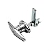 Zinc Alloy T Handle Lock Kit with Keys for Garage Door, Truck, Camper Shell, RV, Tool Box, and Utility Door - Secure Door Locking Mechanism
