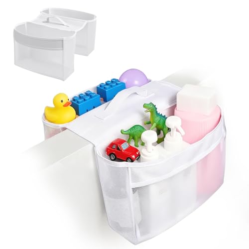 Pmueuff Organizzatore Giocattoli Bagno, Contenitore per giocattoli da vasca da bagno, Sacca Porta Giochi Vasca per Bambini - Organizer Doccia, Ideale per il Bagno Della Famiglia