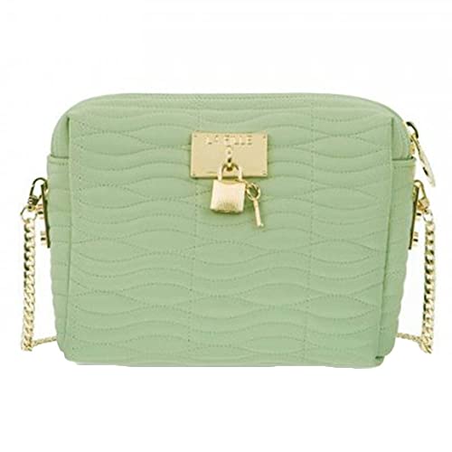 La fille des Fleurs Sac carmen matelasse wave camera bag menthe, Menthe