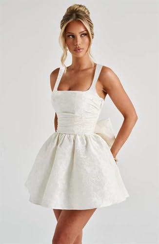 Homecoming Dresses 2025 for Teens Square Neck Satin Appliqued Short Prom Cocktail Party Dress4