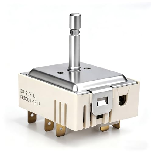 Dg44-01006b Dual Infinite Switch Compatible With Samsung Range Replaces Per001-12d Stove Switch For Samsung Dg44-01006b Infinite Switch Replacement For Samsung Fix Heating Problems Restore Control