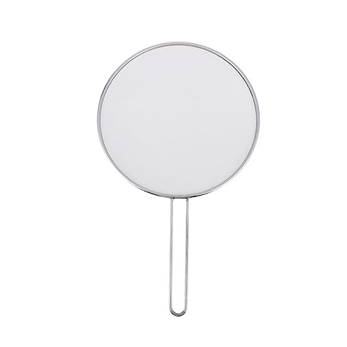 LABRIMP 2 Antiexplosiones para Tapas De Ollas contra Salpicaduras De Aceite Y Grasa Malla De Acero para Sartenes Y Cocinas Color Plateado