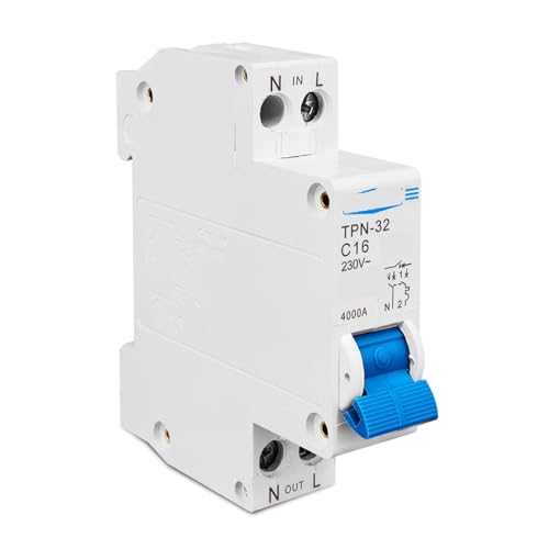 Interruptor aire doméstico 10A minidisyuntor de 18 mm para proteger la iluminación del hogar 3