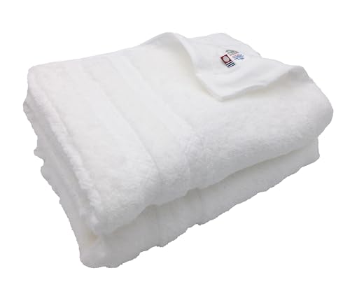 今治 バスタオル 厚手 ホテル仕様 甘撚り さらしなひし小紋 2枚セット 日本製 ふかふか 高速吸水 今治ブランド認定