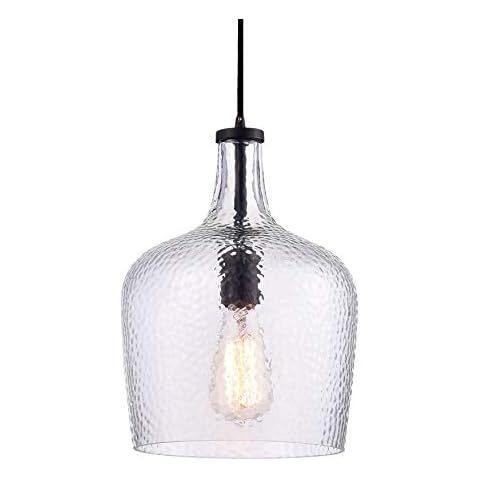 Jojospring Belinda Antique Black Mouth-Blown Large Glass Pendant Chandelier Cover