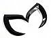 PROMOTORING For 14-16 MAZDA3 / 02-13 MAZDA6 / 04-11 RX-8 EVIL 'M' REAR TRUNK EMBLEM BADGE - GLOSS BLACK