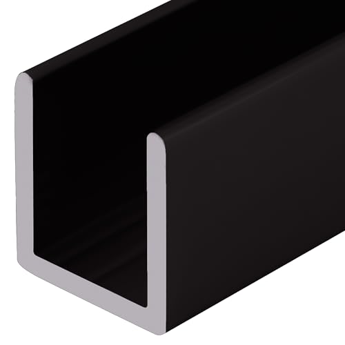 CRL Oil Rub Bronze 1/2" Fixed Panel Shower Door Deep-U Channel - 95 in long