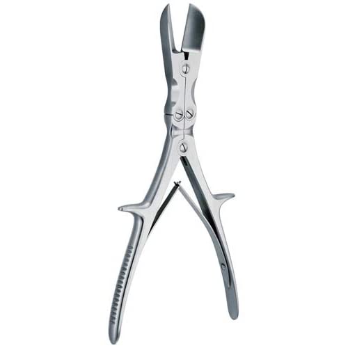 RPJ Bone Cutter Straight Double Action 10 Inch Stainless Steel Matte Finish