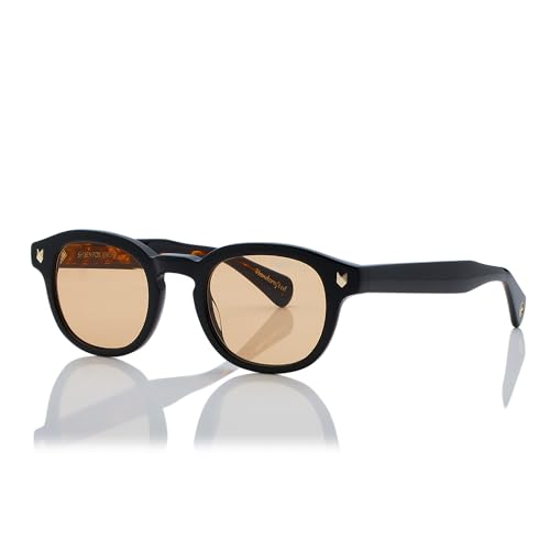 Image of Shisen Fox KITSUNE 2.0 Unisex Sunglasses with Oval Design | Non-Polarized Lenses | Trendy Sun Glasses for Men & Women | Fashion Sunglasses | Acetate Material