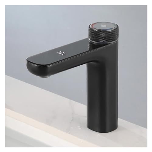 Robinet mitigeur eau chaude et froide pour une salle de bains moderne et connectée