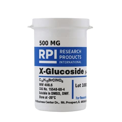 Research Products International X-Glucoside [5-Bromo-4-Chloro-3-indolyl-β-D-glucopyranoside], 500 Milligrams - RPI