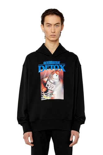 Diesel Herren Hoodie S-MACSOUT schwarz (15) S