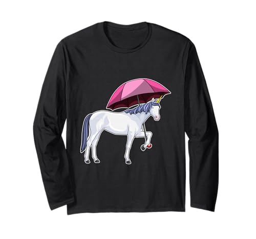 Unicornio Paraguas Manga Larga