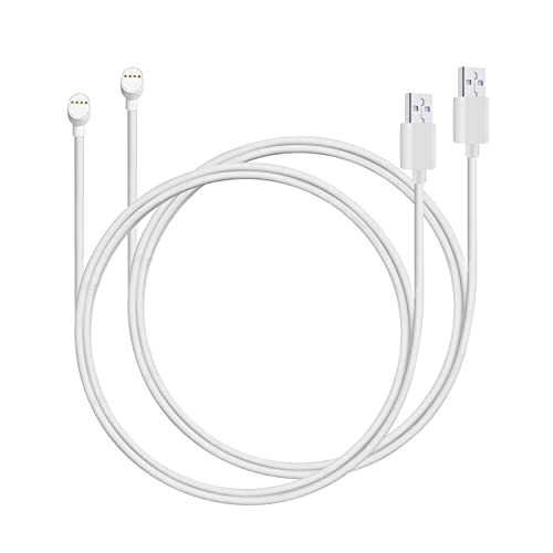 WOFTD Power Cord for Google Nest Cam (Battery) Only, Weatherproof Charging Cable - 6 ft [2-Pack]