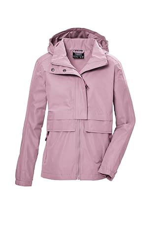 killtec Mädchen Funktionsjacke ist wasserdicht/Jacke mit Kapuze KOS 149 GRLS JCKT, rose, 140, 43020-000