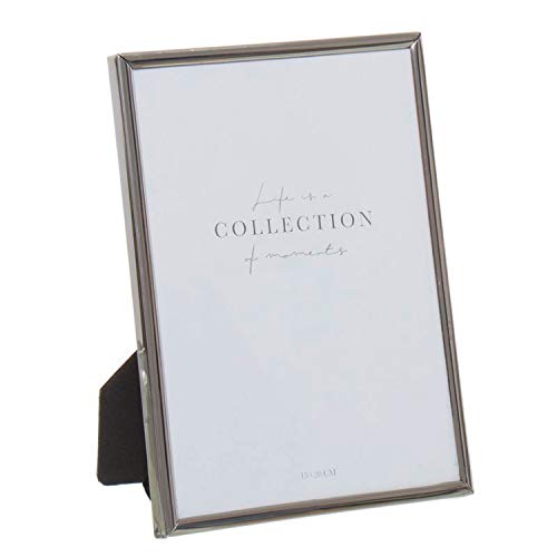 Vidal Regalos Marco de Fotos 15 x 20 cm Portafotos Metalico Plateado 20 cm
