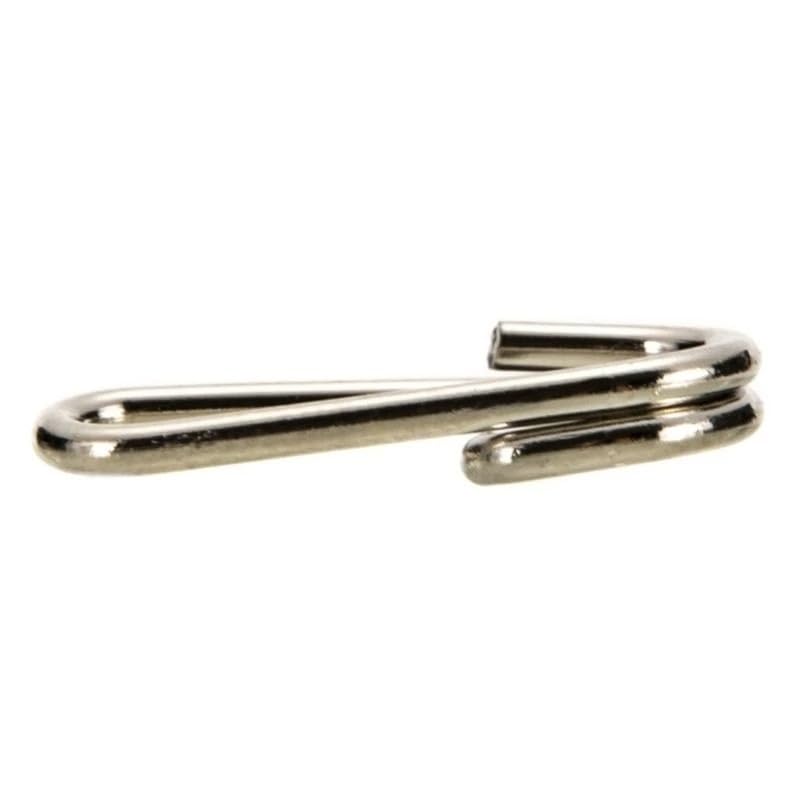 100 piezas de ganchos giratorios de acero inoxidable para pesca miniatura 4