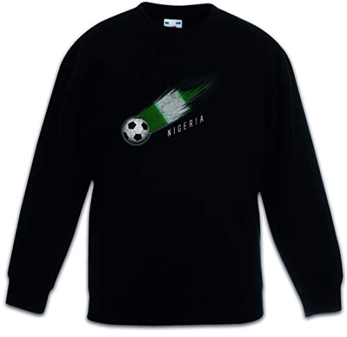 Sweat-shirt Nigeria Football pour enfant Urban Backwoods noir fille et garçon