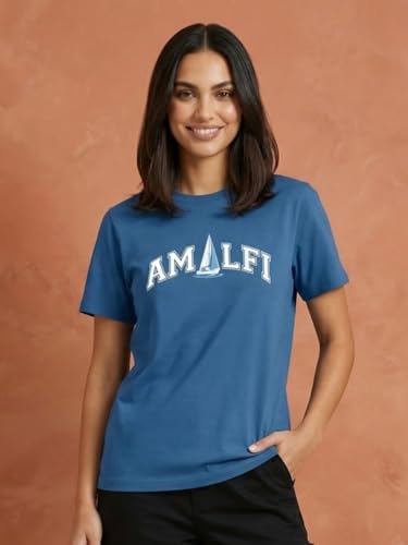 Image of NOBERO 100% Cotton T-Shirts for Women Stylish | Regular Fit | Graphic Printed T Shirts for Women 180 GSM Combed Cotton | Crew Neck Half Sleeve
