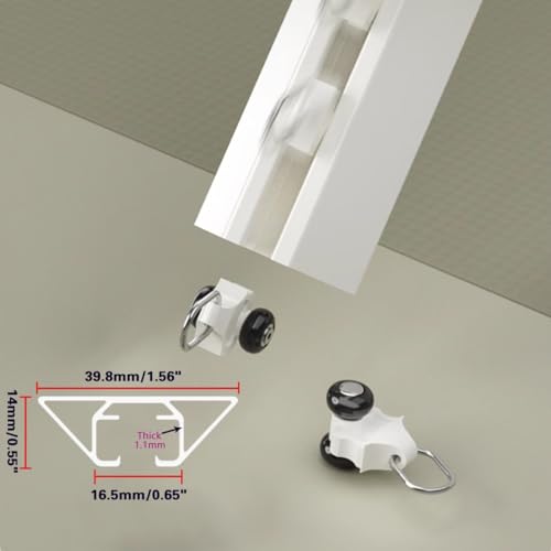 Rail de plafond sans perçage pour installer des rideaux - 4