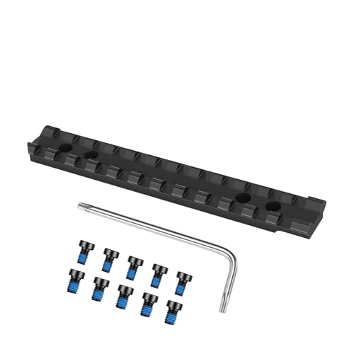 WOSUWENGE Precision CNC Machined Picatinny Rail Scope Mount for Marlin 1895 336 444 Lever Action Rifles Also Compatible with Henry & Rossi Aircraft Grade Aluminum with Matte Black Finish