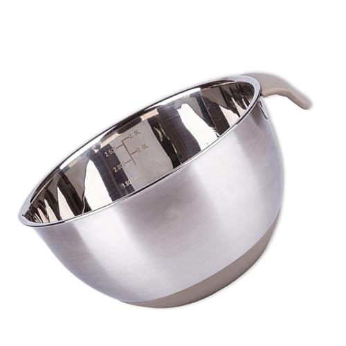 Tazón mezclador de acero inoxidable con mango cómodo miniatura 3