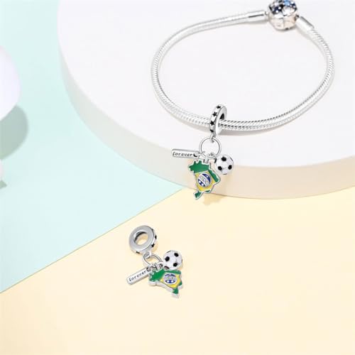 Cute Fashion Love Heart Dangle Charm 925 Sterling Silver Lucky Charm for Woman Bead, Jewelry Beads Gifts for Family Women Bracelet&Necklace.3