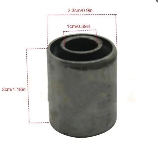 Eje balancines escape 10x23x35mm con funda para Citycoco y ATV 4