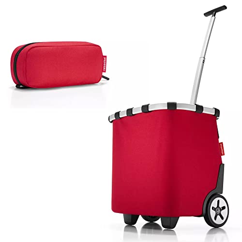 reisenthel - 2tlg. Einkaufsset carrycruiser und multicase Einkaufskorb Einkaufstrolley Set Rolltasche Case Kosmetik…