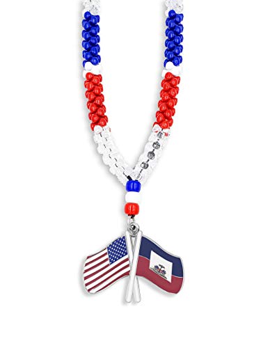Necklaces -HAITI & USA FLAG-